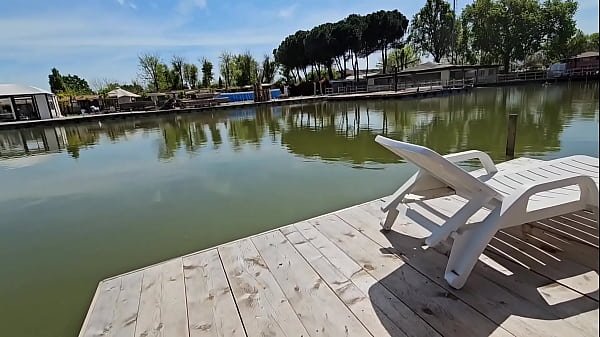 He shoves his huge cock in my mouth and fucks me while I’m sunbathing pt1