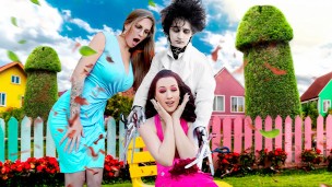 Mylf – Two Hot Milfs With Big Tits Need Their Bushes Shaved (Edward Scissorhands Parody)